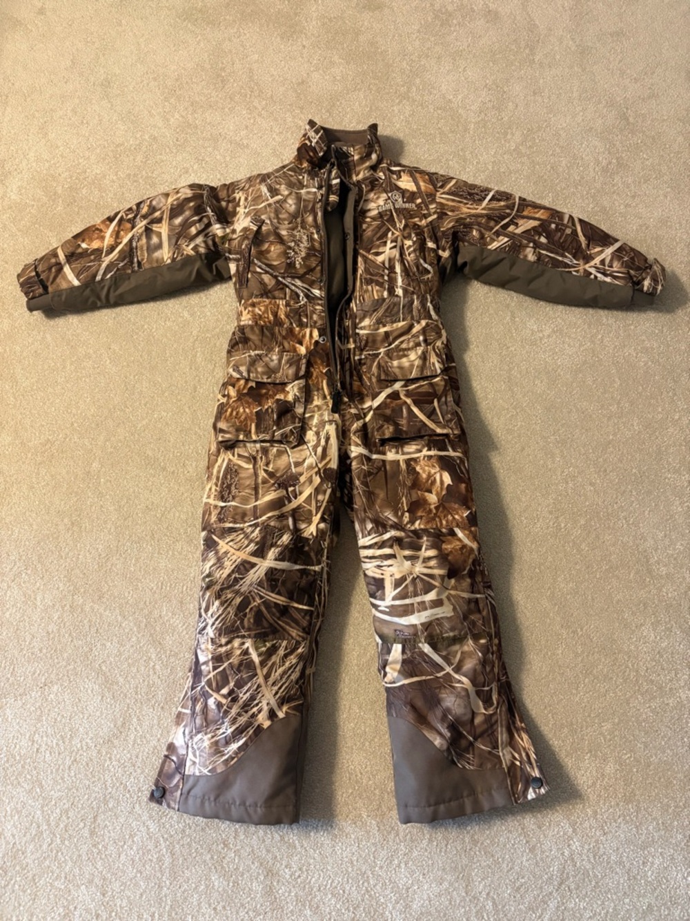 Game Winner Camo One-Piece Insulated Youth Hunting Suit